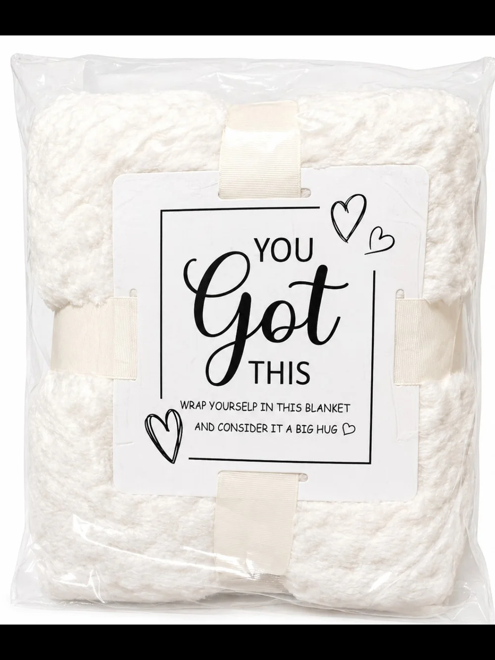 Plush Throw Blanket - Cream Sherpa Comfort